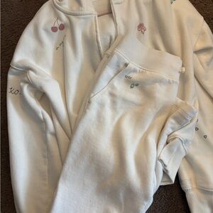 Abercrombie Kids Cream Hoodie Set 15/16
